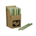 25 Stabkerzen Set 180 x 22 mm Kerzenfarm Kerzen Candle Set - verschiedene Farben Salbei