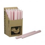 25 Stabkerzen Set 180 x 22 mm Kerzenfarm Kerzen Candle Set - verschiedene Farben Pastellaltrosa