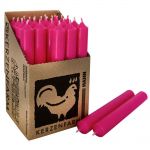 25 Stabkerzen Set 180 x 22 mm Kerzenfarm Kerzen Candle Set - verschiedene Farben Neon Pink