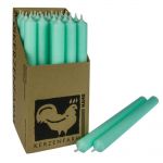 25 Stabkerzen Set 180 x 22 mm Kerzenfarm Kerzen Candle Set - verschiedene Farben Mint