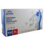 Intco Nitril Einmalhandschuhe 100x Einweghandschuhe puderfrei - diverse Gr��en Gr��e XL