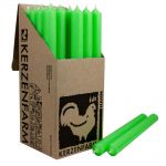25 Stabkerzen Set 250 x 22 mm Kerzenfarm Kerzen Candle Set - verschiedene Farben Neon Gr�n
