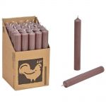 25 Stabkerzen Set 250 x 22 mm Kerzenfarm Kerzen Candle Set - verschiedene Farben Schlamm - Erdig