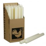 25 Stabkerzen Set 250 x 22 mm Kerzenfarm Kerzen Candle Set - verschiedene Farben Elfenbein