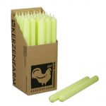 25 Stabkerzen Set 250 x 22 mm Kerzenfarm Kerzen Candle Set - verschiedene Farben Pastellgr�n