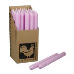 25 Stabkerzen Set 250 x 22 mm Kerzenfarm Kerzen Candle Set - verschiedene Farben Pastelllila