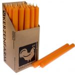 25 Stabkerzen Set 250 x 22 mm Kerzenfarm Kerzen Candle Set - verschiedene Farben Mandarin