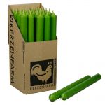 25 Stabkerzen Set 250 x 22 mm Kerzenfarm Kerzen Candle Set - verschiedene Farben Gr�n Green
