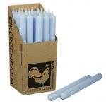 25 Stabkerzen Set 250 x 22 mm Kerzenfarm Kerzen Candle Set - verschiedene Farben Pastellblau