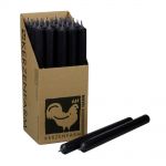 25 Stabkerzen Set 250 x 22 mm Kerzenfarm Kerzen Candle Set - verschiedene Farben Anthrazit