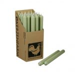 25 Stabkerzen Set 250 x 22 mm Kerzenfarm Kerzen Candle Set - verschiedene Farben Salbei