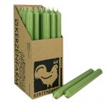 25 Stabkerzen Set 250 x 22 mm Kerzenfarm Kerzen Candle Set - verschiedene Farben Jadegr�n
