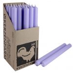 25 Stabkerzen Set 250 x 22 mm Kerzenfarm Kerzen Candle Set - verschiedene Farben Flieder