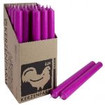25 Stabkerzen Set 250 x 22 mm Kerzenfarm Kerzen Candle Set - verschiedene Farben Fuchsia