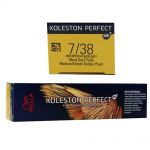 Wella Koleston Perfect Rich Naturals 60 ml - freie Farbwahl 7/38 mittelblond gold pearl