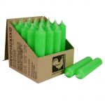 25 Stabkerzen 100 x 22 mm Kerzenfarm Kerzen Candle Set - verschiedene Farben Neon Gr�n