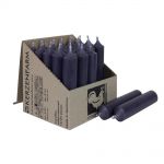 25 Stabkerzen 100 x 22 mm Kerzenfarm Kerzen Candle Set - verschiedene Farben Anthrazit