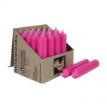 25 Stabkerzen 100 x 22 mm Kerzenfarm Kerzen Candle Set - verschiedene Farben Pink 
