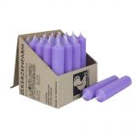 25 Stabkerzen 100 x 22 mm Kerzenfarm Kerzen Candle Set - verschiedene Farben Lavendel - Lavender