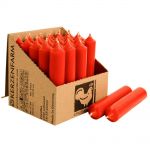 25 Stabkerzen 100 x 22 mm Kerzenfarm Kerzen Candle Set - verschiedene Farben Rost