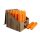 25 Stabkerzen 100 x 22 mm Kerzenfarm Kerzen Candle Set - verschiedene Farben Mandarin