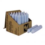 25 Stabkerzen 100 x 22 mm Kerzenfarm Kerzen Candle Set - verschiedene Farben Pastellblau