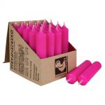 25 Stabkerzen 100 x 22 mm Kerzenfarm Kerzen Candle Set - verschiedene Farben Neon Pink