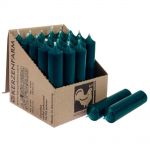 25 Stabkerzen 100 x 22 mm Kerzenfarm Kerzen Candle Set - verschiedene Farben Ozeanblau