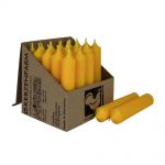 25 Stabkerzen 100 x 22 mm Kerzenfarm Kerzen Candle Set - verschiedene Farben Currygelb