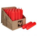 25 Stabkerzen 100 x 22 mm Kerzenfarm Kerzen Candle Set - verschiedene Farben Neon Orange