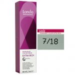 Londa Cremehaarfarbe Extra Rich 60 ml freie Farbwahl 7/18 mittelblond asch pearl