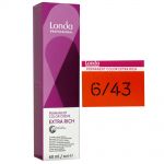 Londa Cremehaarfarbe Extra Rich 60 ml freie Farbwahl 6/43 dunkelblond kupfer gold