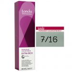 Londa Cremehaarfarbe Extra Rich 60 ml freie Farbwahl 7/16 mittelblond asch violett