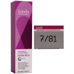 Londa Cremehaarfarbe Extra Rich 60 ml freie Farbwahl 7/81 mittelblond perl asch