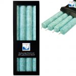 4 Stearin Stabkerzen Set 250 x 22 mm Kerzenfarm Kerzen Candle - freie Farbwahl Eisblau