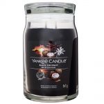 Yankee Candle Signature 2 Docht Duftkerze im Glas 567 g - verschiedene Sorten Black Coconut