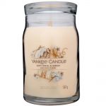 Yankee Candle Signature 2 Docht Duftkerze im Glas 567 g - verschiedene Sorten Soft Wool & Amber