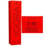 Schwarzkopf Igora Royal 60 ml Haarfarbe Cremefarbe freie Farbwahl 7-55 mittelblond gold extra