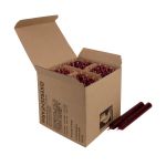 64 Stabkerzen 110 x 13 mm Kerzenfarm Kerzen Candle Set - verschiedene Farben Dunkelrot - Dark Red