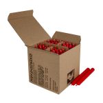64 Stabkerzen 110 x 13 mm Kerzenfarm Kerzen Candle Set - verschiedene Farben Weihnachtsrot