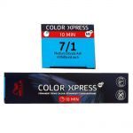 Wella Color Xpress 60 ml Haarfarbe - freie Farbwahl 7/1 mittelblond asch