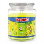 Haribo Gummib�ren Duftkerze 510 g im Glas - verschiedene Duftsorten Coconut Lime