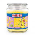 Haribo Gummib�ren Duftkerze 510 g im Glas - verschiedene Duftsorten Lemon Fruits