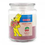 Haribo Gummib�ren Duftkerze 510 g im Glas - verschiedene Duftsorten Creamy Cherry